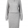 Mind of Line Grey melange wool dress-546